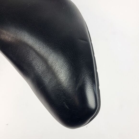 Anne Klein Flex Mollie Knee High Boots Low Wedge Black Size 8 - Picture 4 of 13